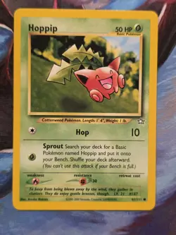 Hoppip 61/111 Neo Genesis Common Pokemon Card - Image 1
