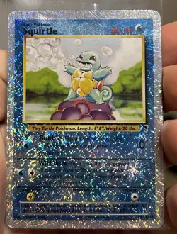 Pokemon Card Lot - 49 Cards - Mixed Conditions - Reverse Holo Squirtle - Sleeved - Image 1