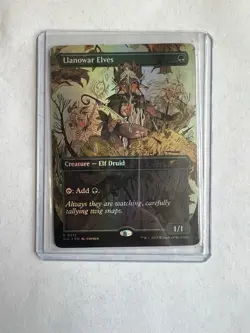 Llanowar Elves MTG An Encyclopedia Of Magic Foil Secret Lair - Image 1