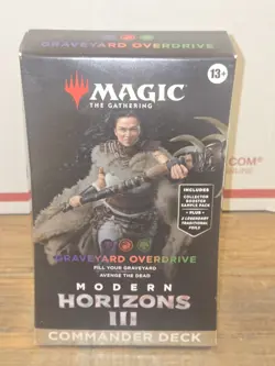 New & Sealed! MTG Modern Horizons 3 Commander Deck Graveyard Overdrive - NIB! - Image 1