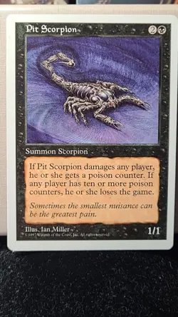MTG 5th Edition - Pit Scorpion - NM - Image 1