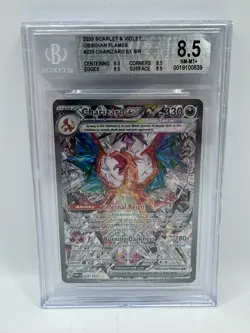 Charizard EX 223/197 Pokemon Obsidian Flames Special Illustration Rare BGS 8.5 - Image 1