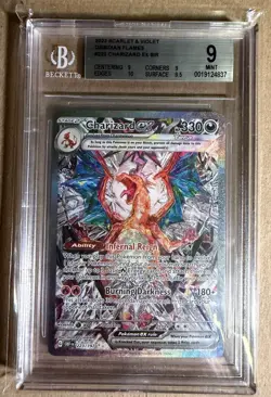 Charizard ex 223/197 Pokemon TCG Obsidian Flames SIR MINT BGS 9 - Image 1