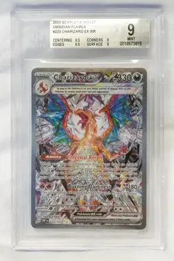 BGS 9 - Pokemon SV Obsidian Flames SIR Charizard ex 223/197 - Image 1