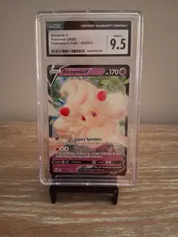 2020 Pokemon Alcremie V Champions Path 022/073 CGC Mint + 9.5 - Image 1