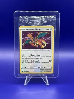 Special Delivery Bidoof SWSH177 Black Star Promo Pokemon Center SEALED - Image 1