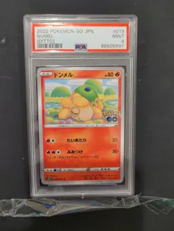 PSA 9 Numel [Ditto] 2022 Japanese Pokemon Go 013/071 - Image 1