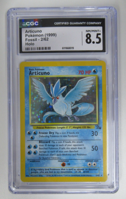 1999 Pokemon Fossil Articuno 2/62 HOLO CGC 8.5 - Image 1