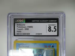 1999 Pokemon Fossil Articuno 2/62 HOLO CGC 8.5 - Image 2
