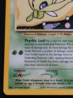 Pokemon TCG Celebi 16/64 Neo Revelation Unlimited LP WOTC - Image 3