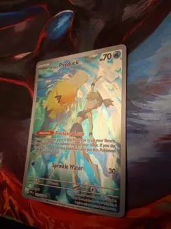 Pokemon TCG Destined Rivals Misty's Psyduck Illustration Rare 193 NM MINT RAW - Image 4
