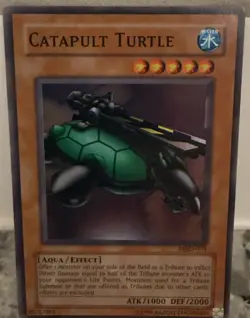 YU-GI-OH CATAPULT TURTLE MRD-075 UNLIMITED LP+ - Image 1