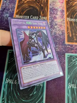 Yu-Gi-Oh! Elemental HERO Dark Neos LCGX-EN059 Secret Rare Unlimited Near Mint - Image 2
