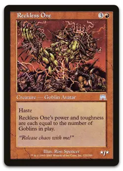 Reckless One #222 (LP) Onslaught ONS Magic MTG - Image 1