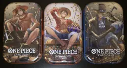 ONE PIECE CARD GAME - Mini TIN PACK Lot Of 3 Tins Set VOL. 2 - Image 1