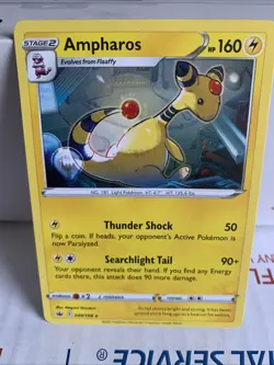 Ampharos 49/198 Chilling Reign Regular Rare Pokemon Card Pokemon TCG - Image 1