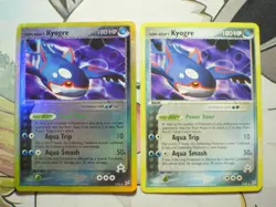 Team Aqua's Kyogre 3/95 Reverse Holo+ Regular EX Team Magma Vs Aqua Pokemon Card - Image 1