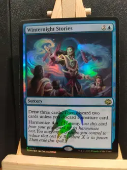 Winternight Stories FOIL - Tarkir Dragonstorm - Rare - NM (see pics) MTG - Image 1