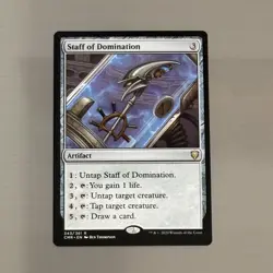 Staff of Domination Commander Legends Regular | UNPLAYED - Image 1