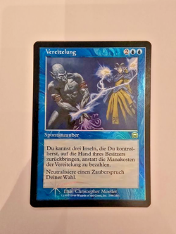 MTG Magic The Gathering Foils selten Brainstorm, Thwart, Tidal Bore auf Deutsch - Image 3