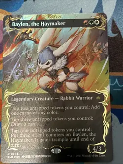 Baylen, the Haymaker (Borderless) (Raised Foil) Bloomburrow Foil - Image 3
