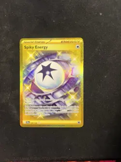 Pokemon Journey Together Spiky Energy Gold Card 190/159. - Image 1