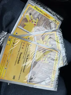 Pokemon x Natural History Museum Promo - Pikachu At The Museum JUMBO card x3 - Image 1