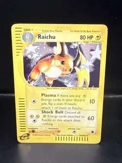 Pokemon Raichu 25/165 Holo Rare 2002 Pokemon Expedition - Image 1