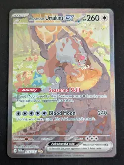 Bloodmoon Ursaluna ex 216/167 Sv06: Twilight Masquerade SIR Pokemon NM - Image 4
