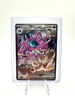 2025 Pokemon Team Rocket's Nidoking ex 233/182 Destined Rivals SIR Holo - Image 1