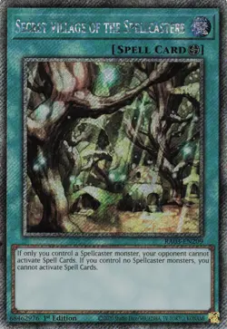 Yugioh Secret Village of the Spellcasters RA03-EN209 - Platinum Secret Rare - Image 1