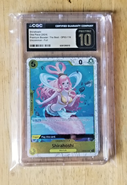 One Piece - Shirahoshi (OP03-116) Jolly Roger Foil CGC Grade 10 PRISTINE - Image 1