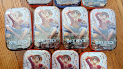 One Piece Tin Pack Set Vol. 2 Luffy, Sabo and Ace LOT OF 10 - SEALED IN HAND! - Image 4