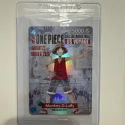 One Piece Monkey.D Luffy Promo P-055 us voyage College Basketball Promo Sealed - Image 1