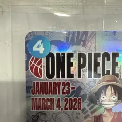 One Piece Monkey.D Luffy Promo P-055 us voyage College Basketball Promo Sealed - Image 2