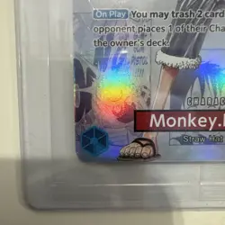 One Piece Monkey.D Luffy Promo P-055 us voyage College Basketball Promo Sealed - Image 3
