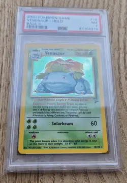 Base Set 2 Trio Blastoise (PSA 9) Charizard (8) Venusaur (7) Pokemon Cards WOTC - Image 5