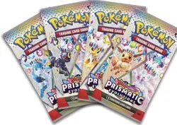 Pokemon Prismatic Evolutions Surprise Box New Sealed, 1 Promo Card, 4 Boosters - Image 4