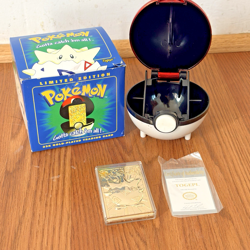 Pokemon 23k Gold Plated Togepi Trading Card 1999 Burger King Pokeball COA - Image 1