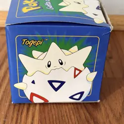 Pokemon 23k Gold Plated Togepi Trading Card 1999 Burger King Pokeball COA - Image 4