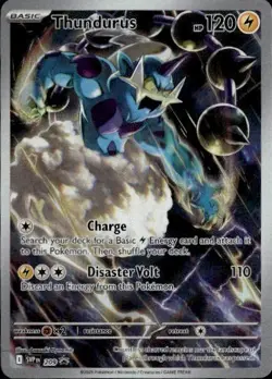 Pokemon Thundurus 209 SV Promo Cards - Image 1