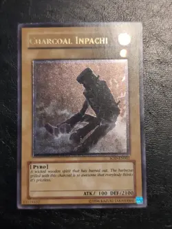 Yu-Gi-Oh! ULTIMATE RARE HOLO CARD CHARCOAL INPACHI SOD-EN001 LP - Image 1