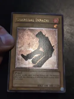 Yu-Gi-Oh! ULTIMATE RARE HOLO CARD CHARCOAL INPACHI SOD-EN001 LP - Image 2