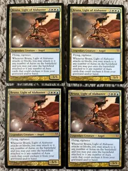 MTG- Bruna, Light of Alabaster x4 - Avacyn Restored - Image 1