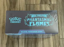 Pokemon TCG Mega Evolution Phantasmal Flames Elite Trainer Box ETB New Sealed - Image 4
