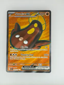 2026 Pokemon ME: Ascended Heroes Stunfisk ex 252/217 NM - Image 1