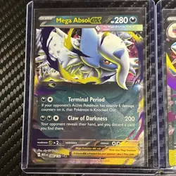 🔥Pokemon TCG Mega Evolution Mega Absol Ex 086/132, Sharpedo EX & Abomasnow EX🔥 - Image 2