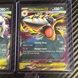 🔥Pokemon TCG Mega Evolution Mega Absol Ex 086/132, Sharpedo EX & Abomasnow EX🔥 - Image 3