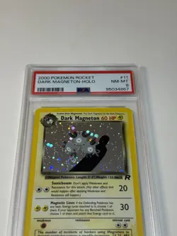 Pokemon Dark Magneton Holo With Swirl 11/82 Holo Rare Team Rocket PSA slab TCG - Image 3