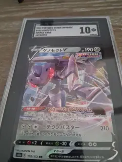 2022 Pokemon VSTAR Universe #102 Genesect V Double Rare Japanese SGC Graded 10 - Image 4